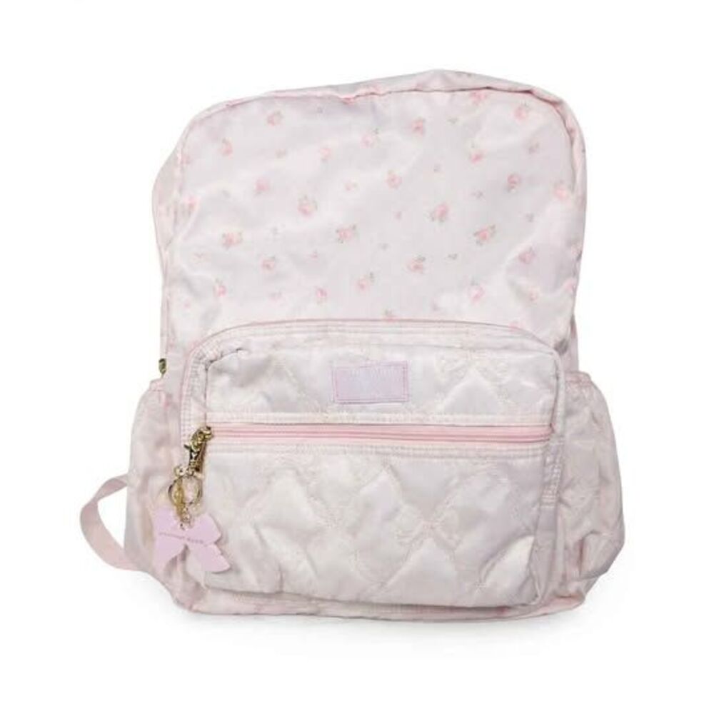 NWT LoveShackFancy x Target Yoobi Ribbon Rosa Backpack Pink Floral Sterling Dusk